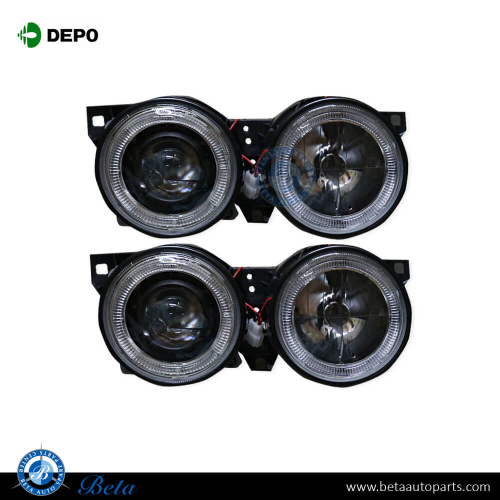 Headlamp Cell Rim - Black - Set for BMW 3 Series E30 1982-1992 models Headlamp Cell Rim - Black - Set for BMW 3 Series E30 1982-1992 models